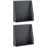  Zid za zadržavanje 2 kom. 40 x 12 x 40 cm Čelik Antracit | shoptok.hr