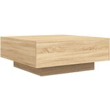  Stolić za kavu boja hrasta sonome 80 x 80 x 31 cm od iverice | shoptok.hr