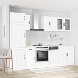  8-dijelni set kuhinjskih ormarića "Lucca" od bijelog inženjerskog drva | shoptok.hr