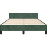  Posteljni okvir z vzglavjem temno zelen 120x200 cm žamet, (20902891) | Shoptok.si