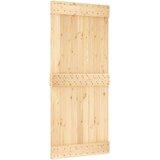  Vrata NARVIK Naravna 90 x 210 cm Masiven borov les, (5000215414) | Shoptok.si