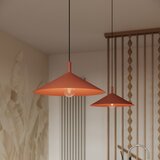 Sollux Opečnato oranžna jeklena viseča svetilka ø 40 cm Zylo – | Shoptok.si