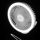  LED Punjiv stoni ventilator sa LED osvetljenjem LED/3W/5V USB 2400 mAh bela | Eponuda.com