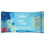 Delia KEEP FRESH Antibakterijske Vlažne Maramice 15 kom.