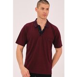 Dewberry T0062 MEN'S T-SHIRT-BURGUNDY Cijene