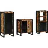vidaXL Komplet pohištva za kopalnico 3 pcs Trden recikliran les | Shoptok.si