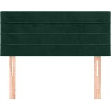  Uzglavlje tamnozeleni 90x5x78/88 cm baršunasti | shoptok.hr