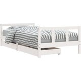  Okvir za dječji krevet s ladicama bijeli 90x190 cm od borovine | shoptok.hr