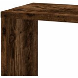  Kutna zidna polica boja dimljenog hrasta 45x45x147 cm drvena | shoptok.hr
