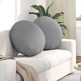 vidaXL Jastučići za sjedenje 2 pcs Oblačnosiva Ø80 x 29 cm tkanina | shoptok.hr