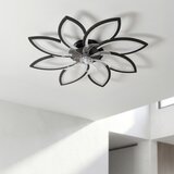 Brilagi LED prigušiva plafonski ventilator LED/43W/230V, prečnik 90 cm, crna + daljinski upravljač | Eponuda.com
