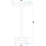 Toolight Noćna svijetiljka APP1373-T siva | shoptok.hr