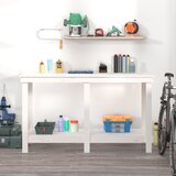  Radni stol Bijela 140x50x80 cm od masivne borovine | shoptok.hr