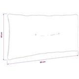 Jastučić za leđa PUTTEN 100% poliester Ružičasta - Ružičasta 80 x 40 x 10 cm Poliester | shoptok.hr