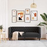 SOFA Crna 174 x 74,5 x 70,5 cm PVC | shoptok.hr