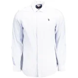 US POLO SHIRT LONG SLEEVE MAN LIGHT BLUE