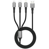 TECH-PROTECT 3-V-1 KABEL ZA LIGHTNING MICRO-USB USB-C 120 CM ZA TELEFONE, (5000334539) | Shoptok.si
