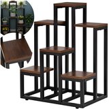 springos stalak za cvijeće sa 6 polica, drvo i metal, 51 x 34 x 67 cm | shoptok.hr