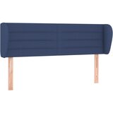 Maison Chic vzglavna omarica - nočna omarica - posteljna omarica z ušesi modro 147x23x78/88 cm blago, (21707693) Cene