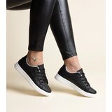 Gemre Black eco leather sneakers Cathleen | ePonuda.com