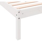  Dugi okvir kreveta bez madraca bijeli 180 x 210 cm od borovine | shoptok.hr