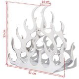 vidaXL stalak za vino za 11 boca srebrni aluminijski | shoptok.hr