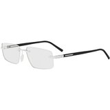 Tag Heuer Essential Wire Silver Geometric Eyeglasses L (58) Srebrna/Kristalna Cene