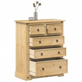 vidaXL Predalnik Corona 92x48x114 cm trdna borovina Cene