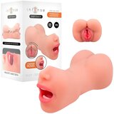 Intense Deep Touch Riley - realistična usta in vagina masturbator (natur) | Shoptok.si