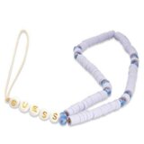 Guess gustpearu zapestnica / obesek za telefon - heishi beads lila Cene