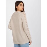 BADU Sweater-BA-SW-8056.21P-dark beige | Shoptok.si