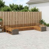  Setovi sofa 10 kom. Čvrsto drvo akacije | shoptok.hr