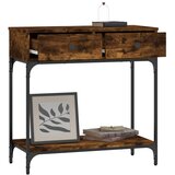  Konzolni stol boja hrasta 75 x 34,5 x 75 cm konstruirano drvo | shoptok.hr