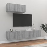 The Living Store Komplet TV omaric 3-delni siva sonoma inženirski les - Komplet TV Omaric, (21374145) Cene