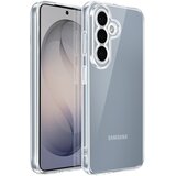 AVIZAR Mehak silikonski ovitek za Galaxy S26 z dvignjeno zaščito kamere, Prozorna, (5000274198) | Shoptok.si