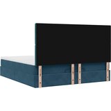  Otomanski okvir kreveta s madracima plavi 180x200cm baršunasti | shoptok.hr