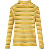 vidaXL Otroška majica z dolgimi rokavi visoki ovratnik oker 128 | Shoptok.si