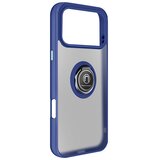 AVIZAR Ovitek za iPhone 17 Pro z obročastim stojalom in magnetnim nastavkom, Modra, (5000189809) | Shoptok.si