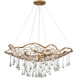 Quintiesse Laguna Viseča svetilka Lisa McDennon by Hinkley s 6 lučmi, polirano zlato, (22097882) | Shoptok.si
