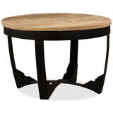  Stranska mizica iz neobdelanega mangovega lesa 60x40 cm | Shoptok.si