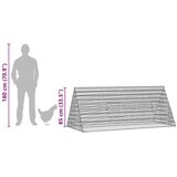  Kletka za pi&amp;scaron;čance srebrna 215 x 100 x 85 cm Cinkana jeklena, (5000204327) Slike