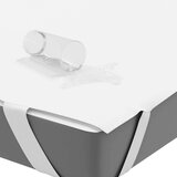 vidaXL Zaščita za žimnico bela 80x200 cm vodoodporne | Shoptok.si