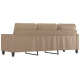  Trosjed cappuccina 180 cm od umjetne kože Smeđa | shoptok.hr