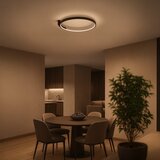  LED plafonjera LUNA LED/18W/230V prečnik 42,5 cm crna | Eponuda.com
