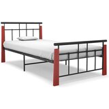 vidaXL Okvir za krevet od metala i masivne hrastovine 90 x 200 cm Cijene