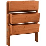  Sklopiva vrtna sadilica narančasta 60 x 14 x 75 cm od jelovine | shoptok.hr
