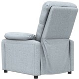  Naslonjač od tkanine svjetlosivi - Svjetlosiva 1 | shoptok.hr