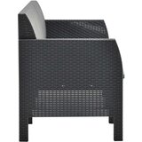  Garnitura 4-delna z blazinami pp antracitna | Shoptok.si