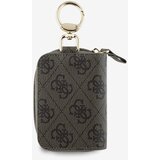 Guess PU 4G Script Logo Klíčenka Brown Ovitek za telefon Vijolična | Shoptok.si