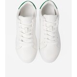 Shelvt Classic white sneaker with a green accent | Shoptok.si